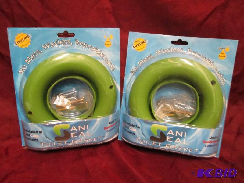 Pair of Sani Seal toilet gaskets wi...