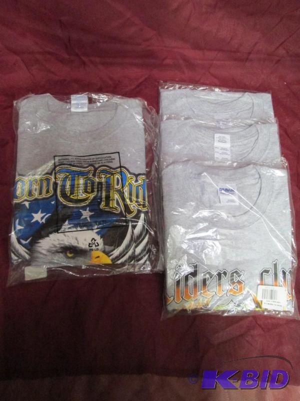 Lot of 5 new t-shirts from Motorcyc...