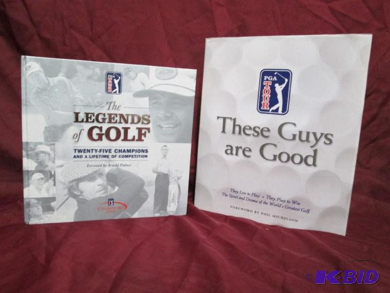 Pair of PGA Championship Tour books...