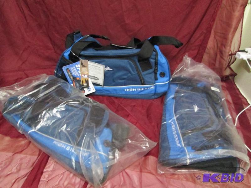 Lot of 3 High Sierra duffel bags. B...