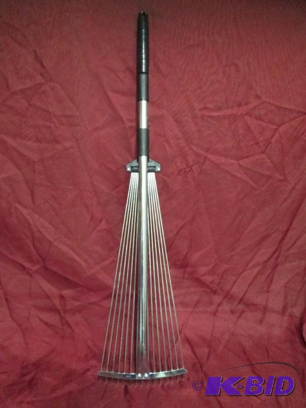 New extendible rake. Condenses in s...