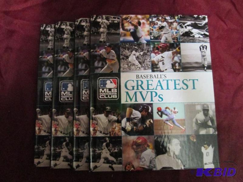 Lot of 4 Baseballs Greatest MVPs...