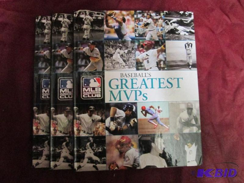 Lot of 3 Baseballs Greatest MVPs...