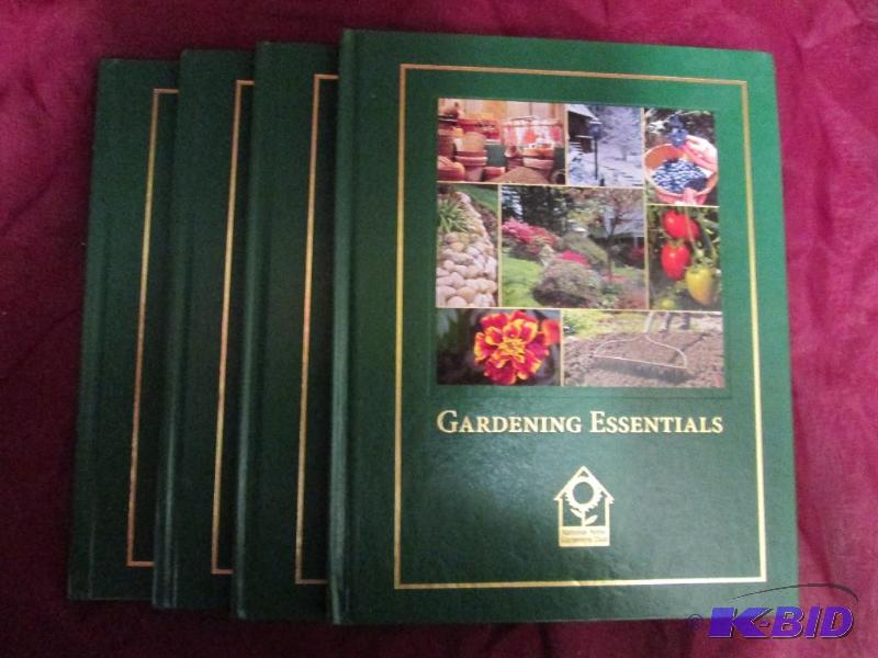 Lot of 4 Gardening Essentials boo...