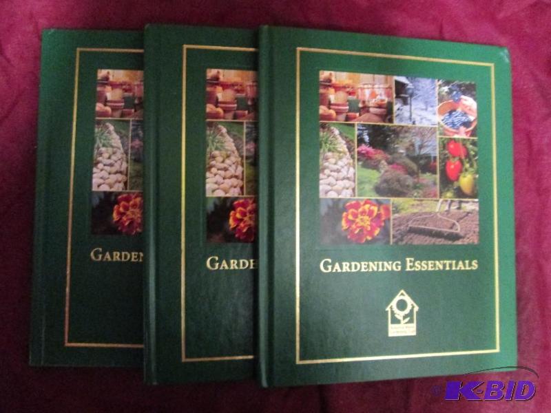 Lot of 3 Gardening Essentials boo...