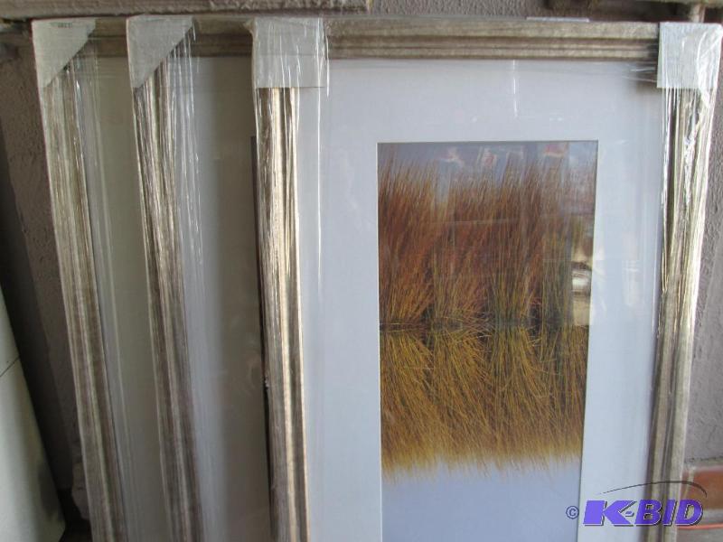 Lot of 3 framed nature scenes....