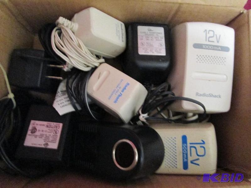 Lot of miscellaneous chargers for b...