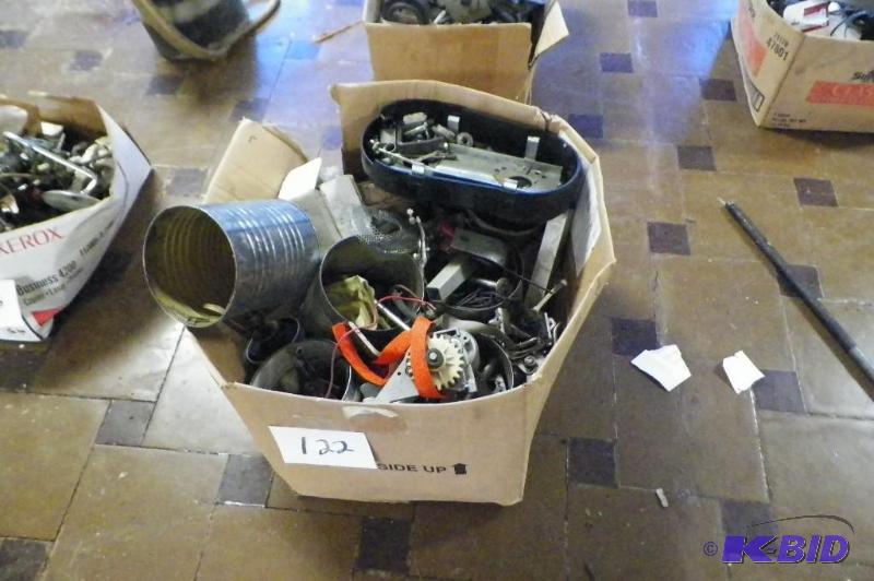 Misc. Box of Parts from Automotive Dept.  As Is