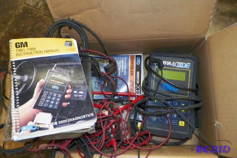 Misc. Box of Parts from Automotive Dept.  As Is