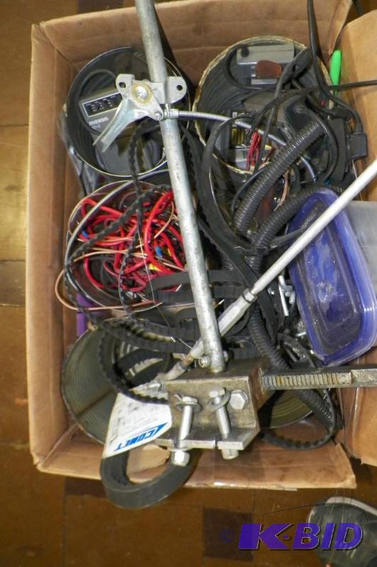 Misc. Box of Parts from Automotive Dept.  As Is