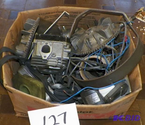 Misc. Box of Parts from Automotive Dept.  As Is
