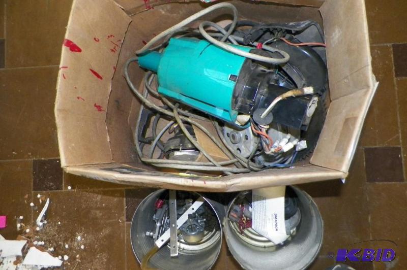 Misc. Box of Parts from Automotive Dept.  As Is