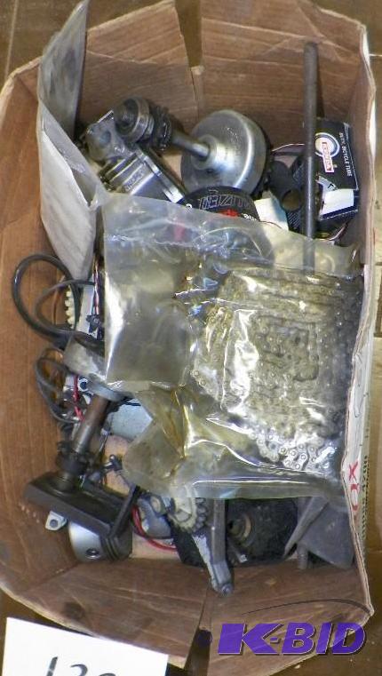 Misc. Box of Parts from Automotive Dept.  As Is