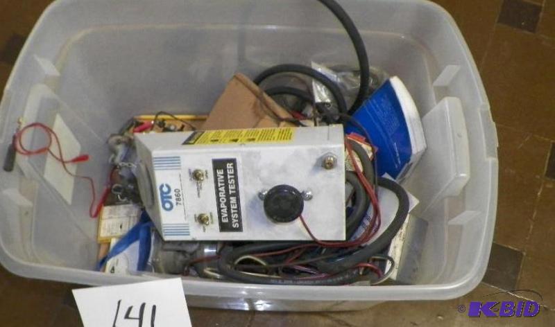 Box of automotive parts