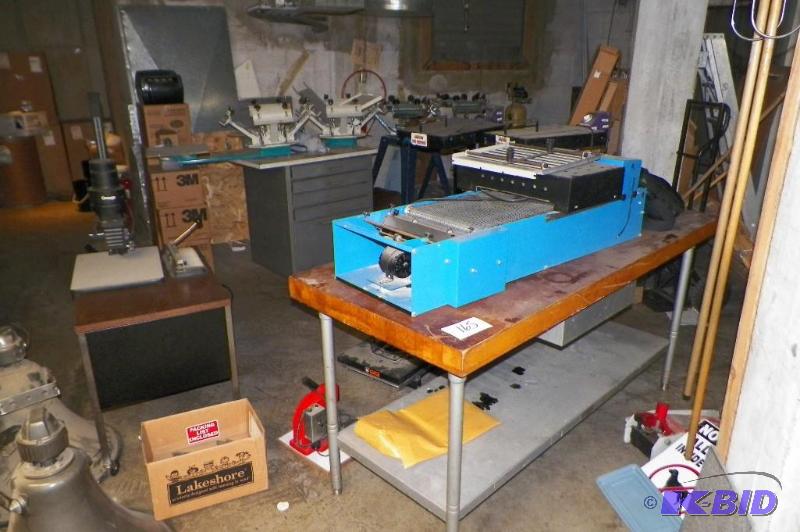 Screen Printing Equipment (Freezer Room)