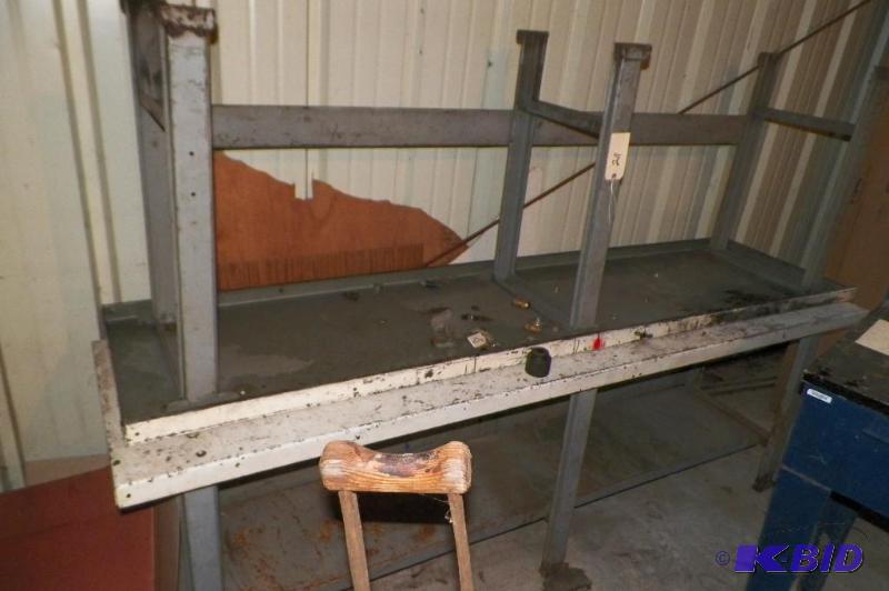 2 Metal Work Tables