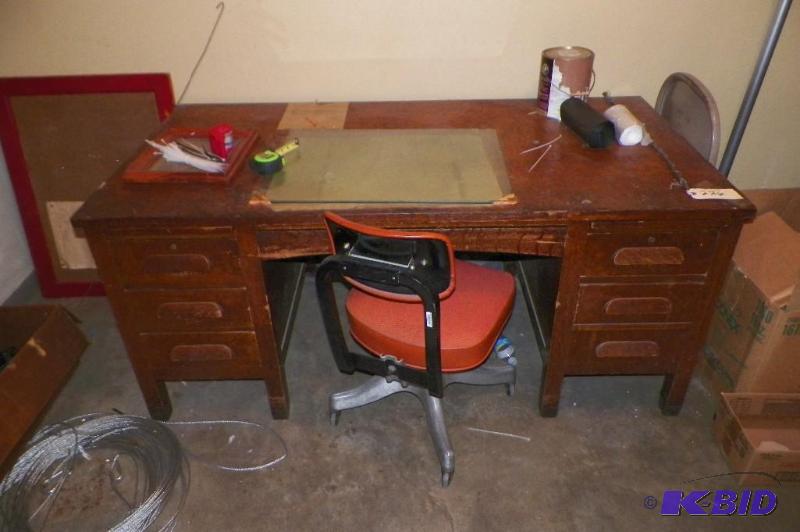 Wood Desk 66 w x 34 d x 30 high.