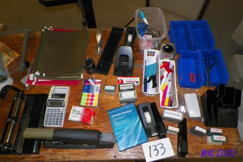 lot 133 image: lot of Office Supplies