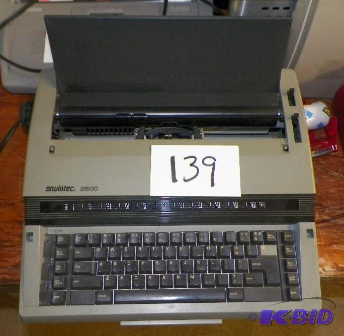 lot 139 image: Swintec&nbsp2500 Electric Typewrit...
