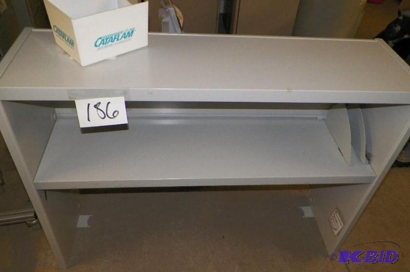 lot 186 image: 48 inch desk bookshelf