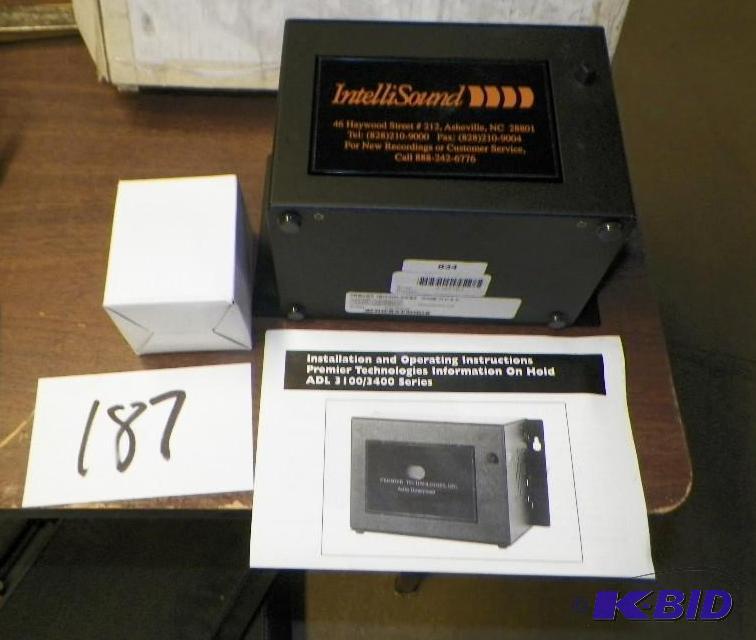 lot 187 image: Intel Sound Premier Technologies Information on Hold