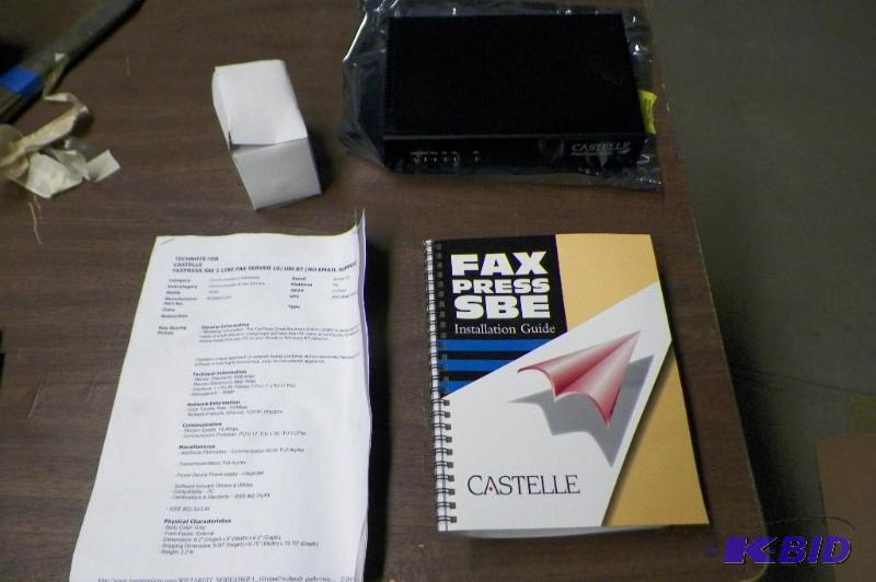 lot 190 image: Castelle Fax Press