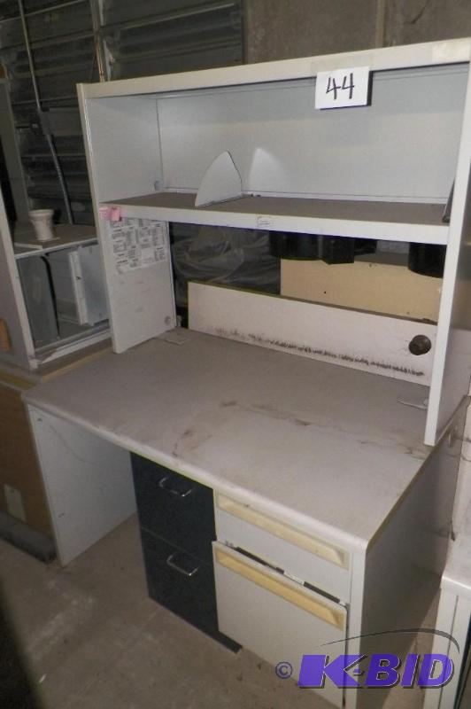 lot 44 image: 48 inch wide Metal Desk