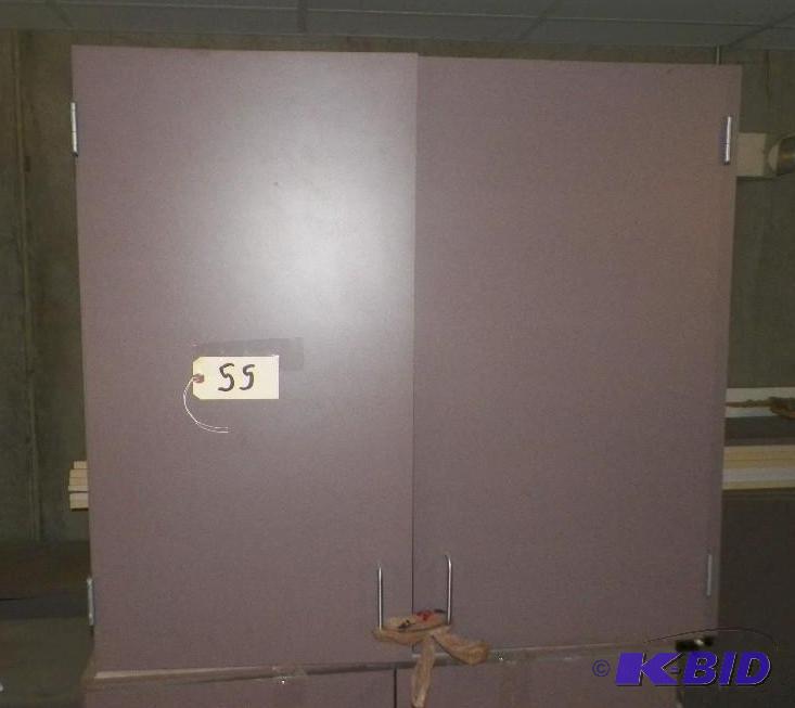 lot 55 image: Purple Wall Cabinet