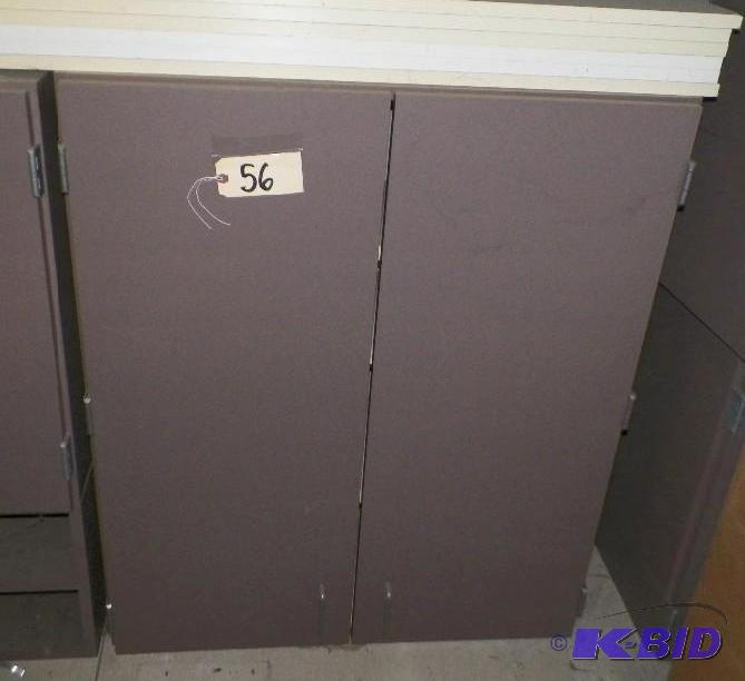 lot 56 image: Purple Wall Cabinet