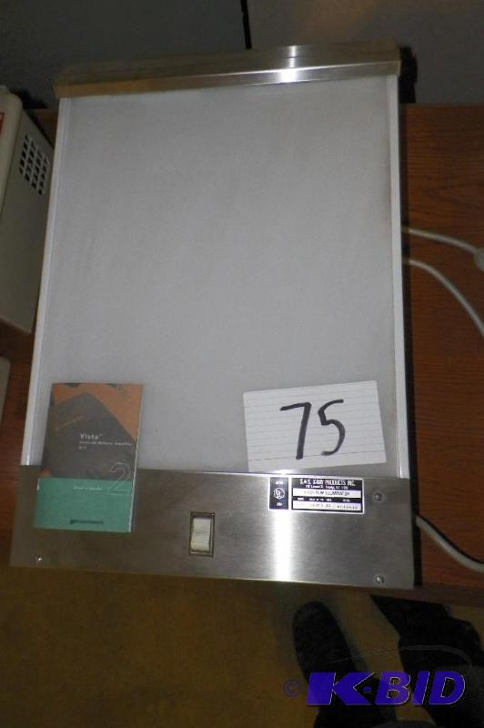 lot 75 image: S & S X-Ray Film Illuminator