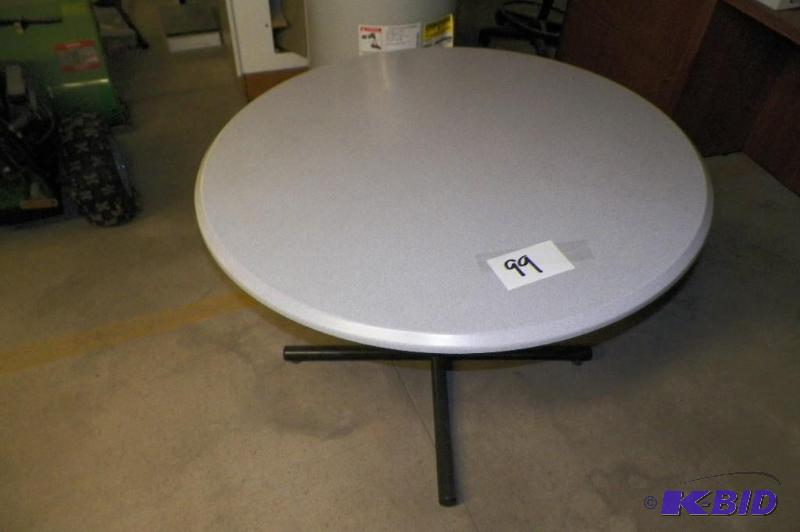 lot 99 image: Round Office Table