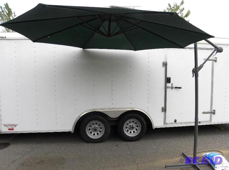 10 foot Cantilever Umbrella, green,...
