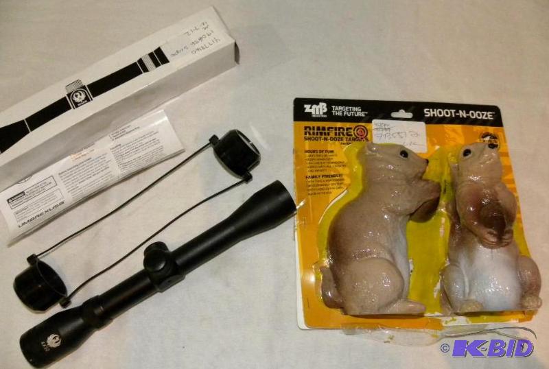 Lot of Ruger 4x32 Rifle Scope and S...