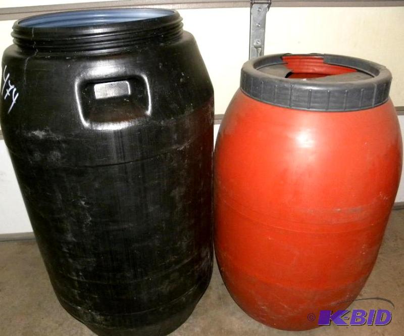 58 gallon and 48 gallon plastic bar...