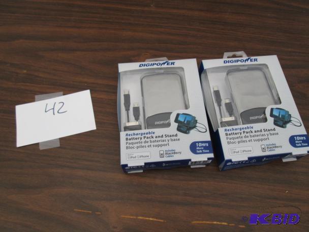 lot 42 image: Digipower Rechargeable Battery pack...