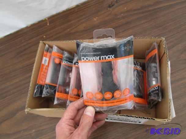lot 43 image: QDOS power max USB in-car charger f...