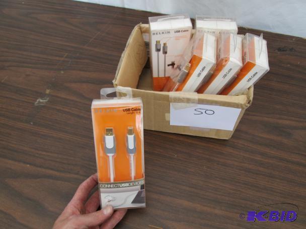 lot 50 image: Belkin 11 USB Cable 6 pc. For vari...