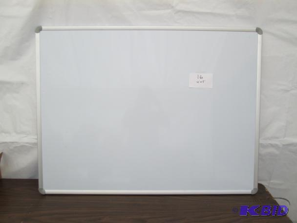 lot 91 image: 4 x 3 white board. Minor scratch ...