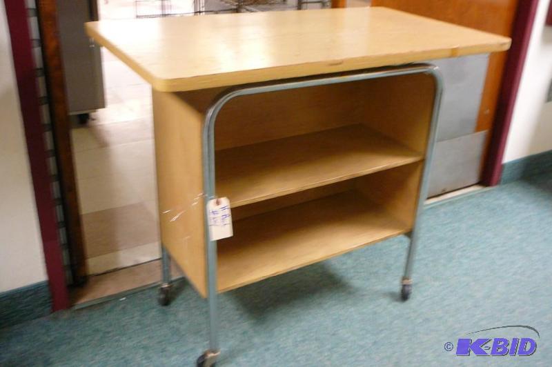WOODEN CART ON CASTERS 21&quotD X ...