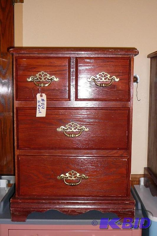 3 DRAWER WOODEN NIGHT STAND 21-12&...