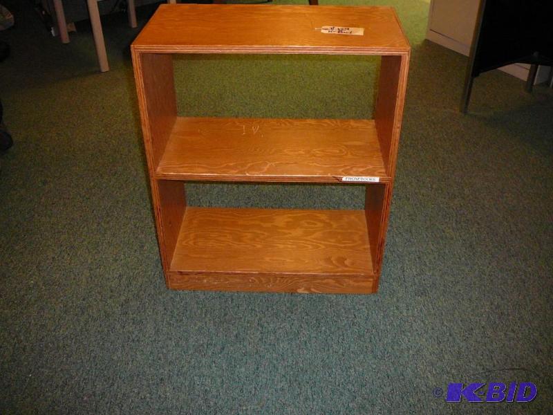 WOODEN BOOK SHELF 24&quotW X 12&qu...