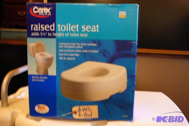 CAREX RAISED&nbspTOILET SEAT NEW I...