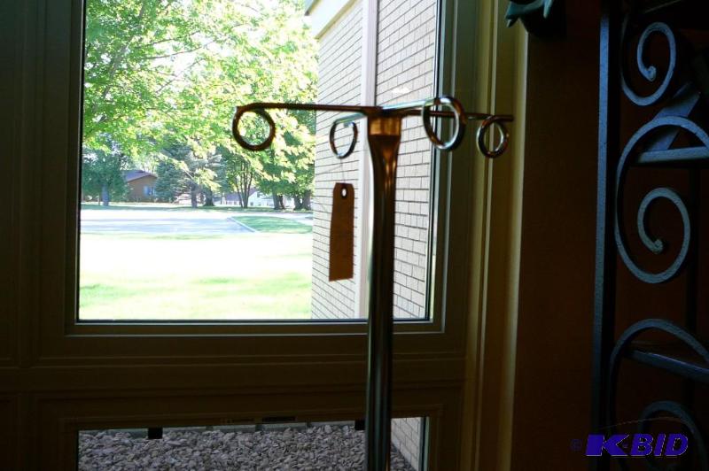 IV STAND ON CASTERS Sold &quotas i...