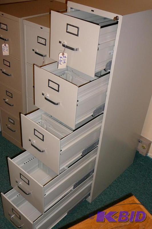 HON 5 DRAWER FILING CABINET Sold &q...