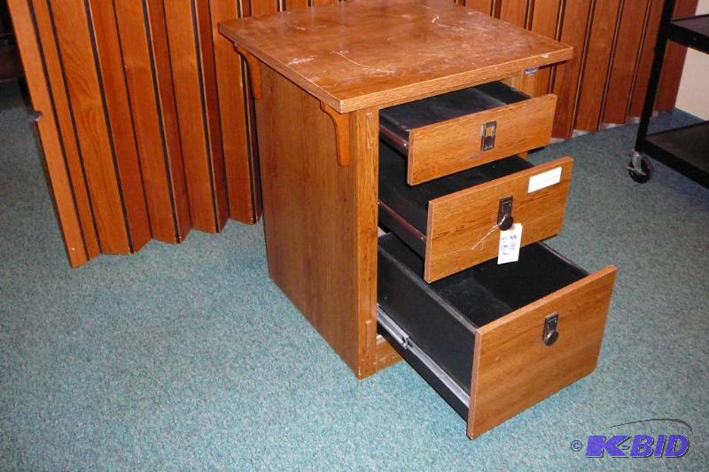 OAK STAND WITH 3 DRAWERS Sold &quot...