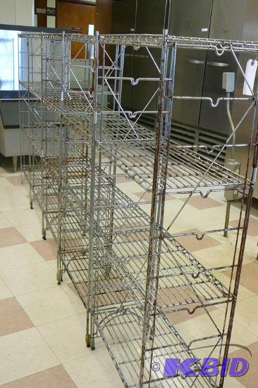 CHROME CONNECTABLE SHELVING 120&quo...