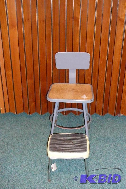 STOOL AND STEP STOOL Sold &quotas ...
