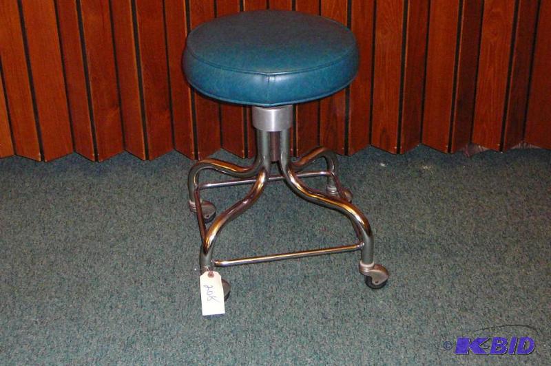 STOOL ON CASTERS Sold &quotas is&q...