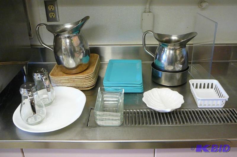 2 stainless steel water pitchers,sy...