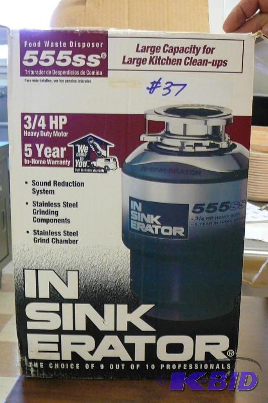 IN SINK ERATOR 555 SS 34HP HEAVY D...